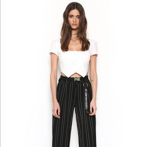 I.AM.GIA - Ankaa White Crop Top